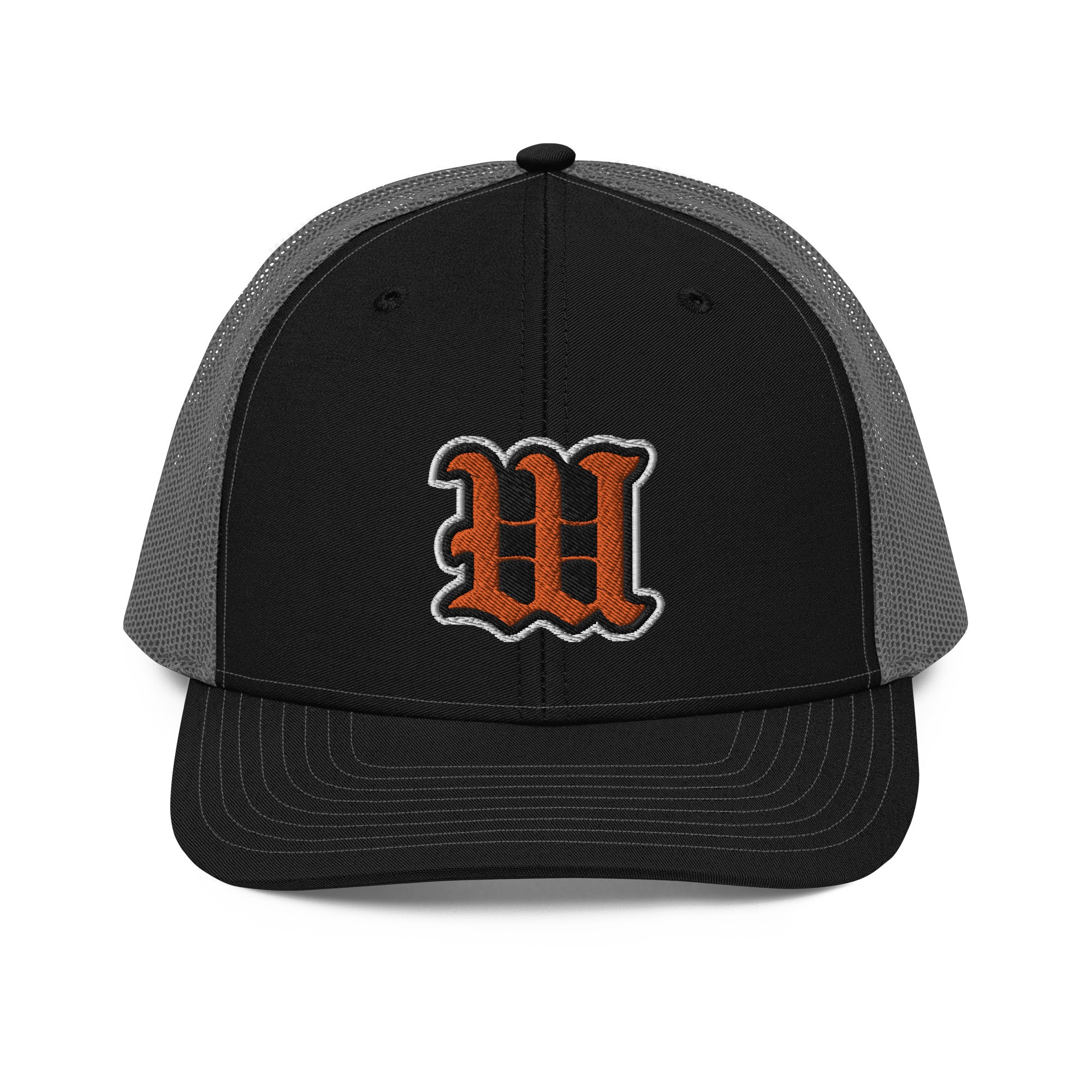 White Bear Lake Baseball Blackletter W Trucker Cap
