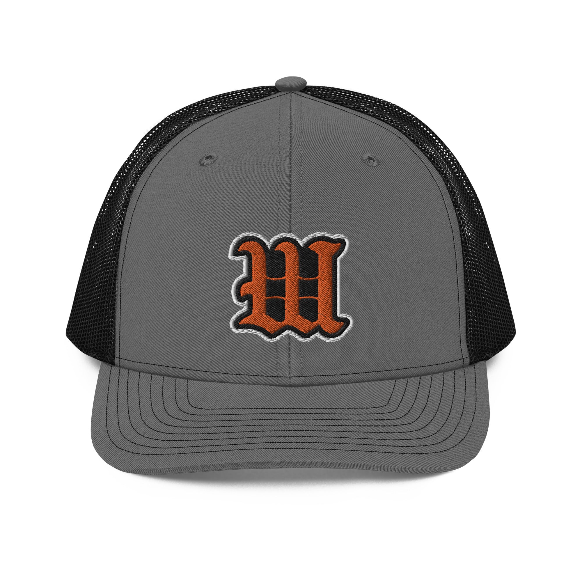 White Bear Lake Baseball Blackletter W Trucker Cap