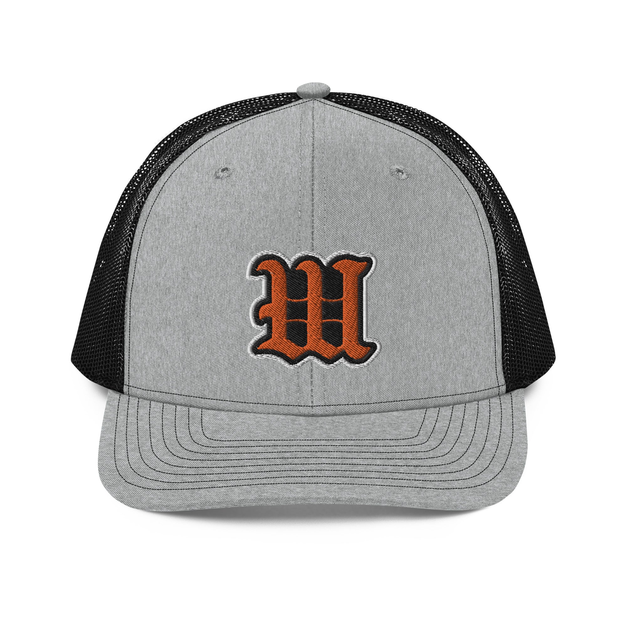 White Bear Lake Baseball Blackletter W Trucker Cap