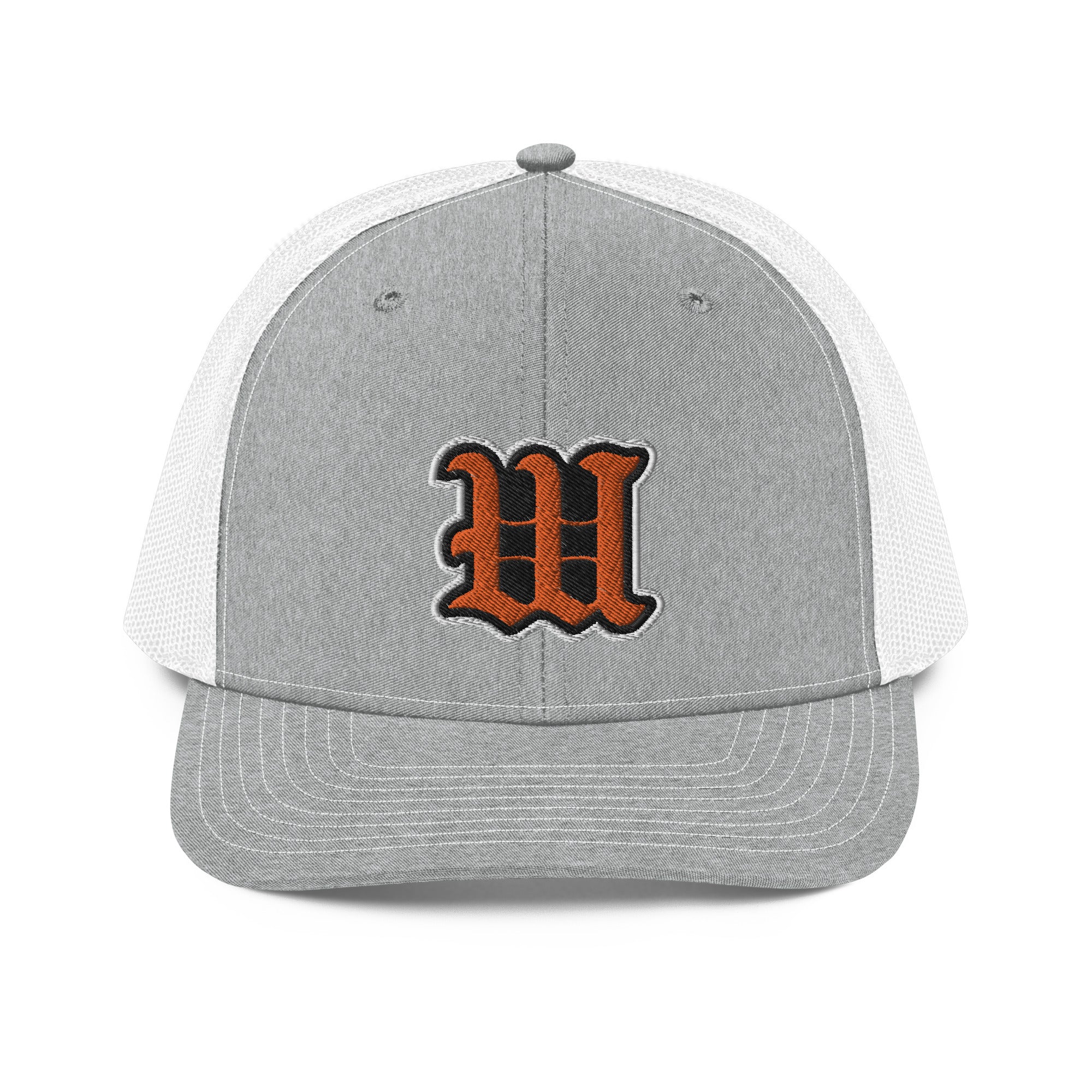 White Bear Lake Baseball Blackletter W Trucker Cap