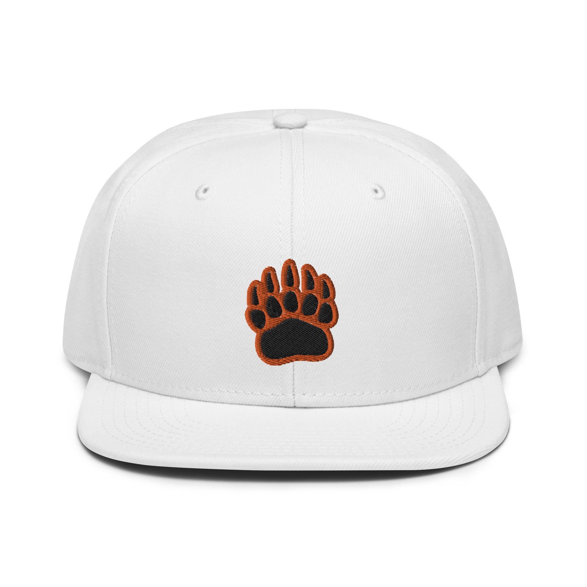 White Bear Lake Baseball Bear Track Snapback Hat