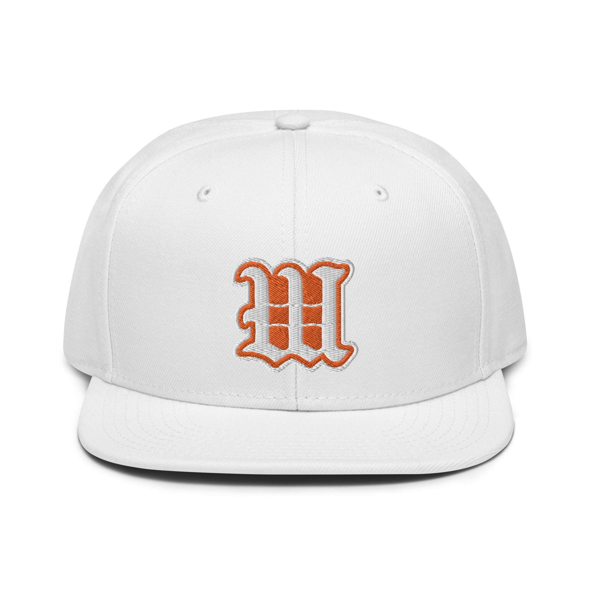 White Bear Lake Baseball Blackletter W Snapback Hat