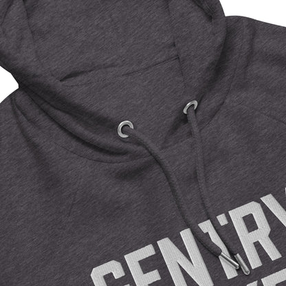 Gentry Academy Hockey Stacked Embroidered Unisex Eco Raglan Hoodie