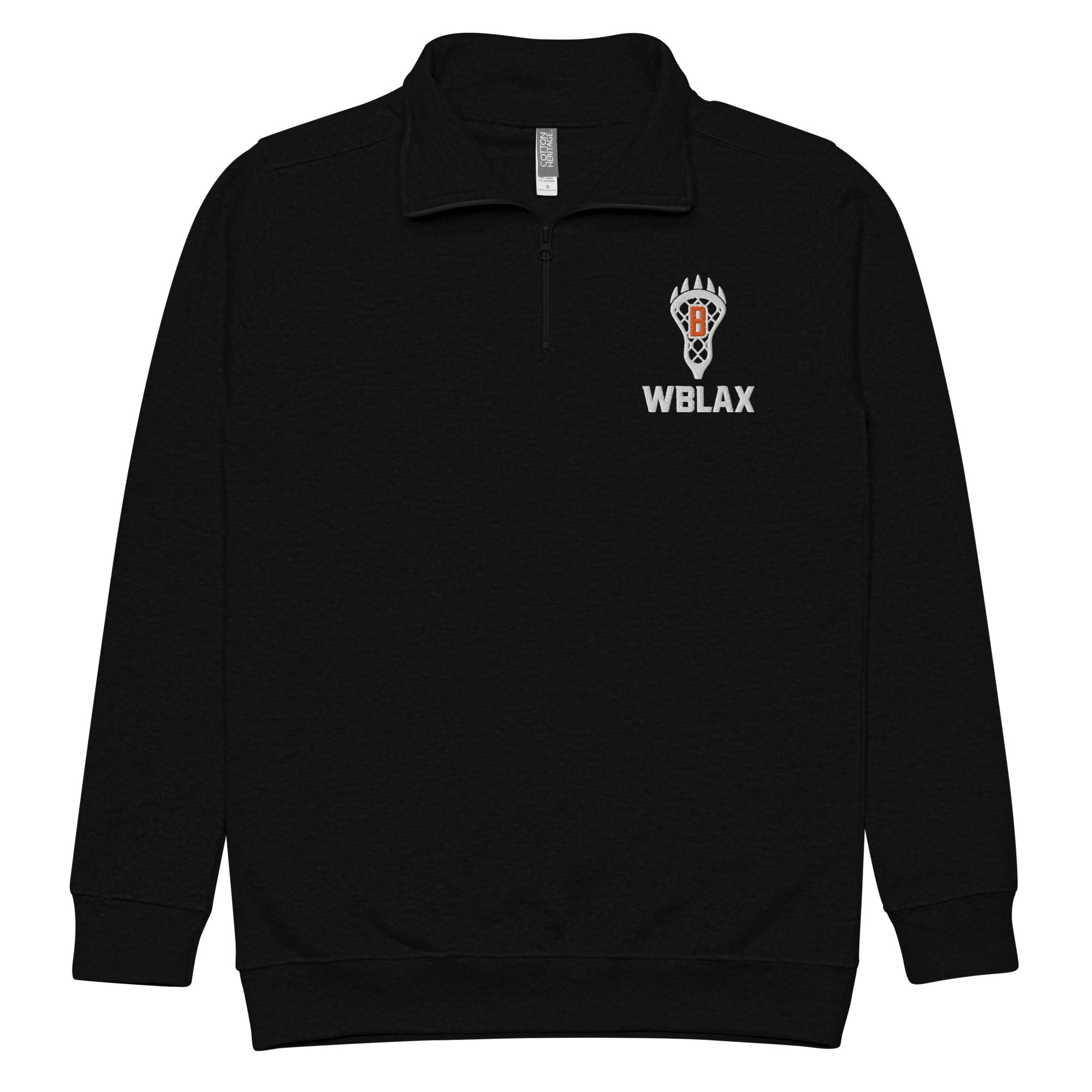 White Bear Lake Lacrosse Embroidered Fleece Pullover