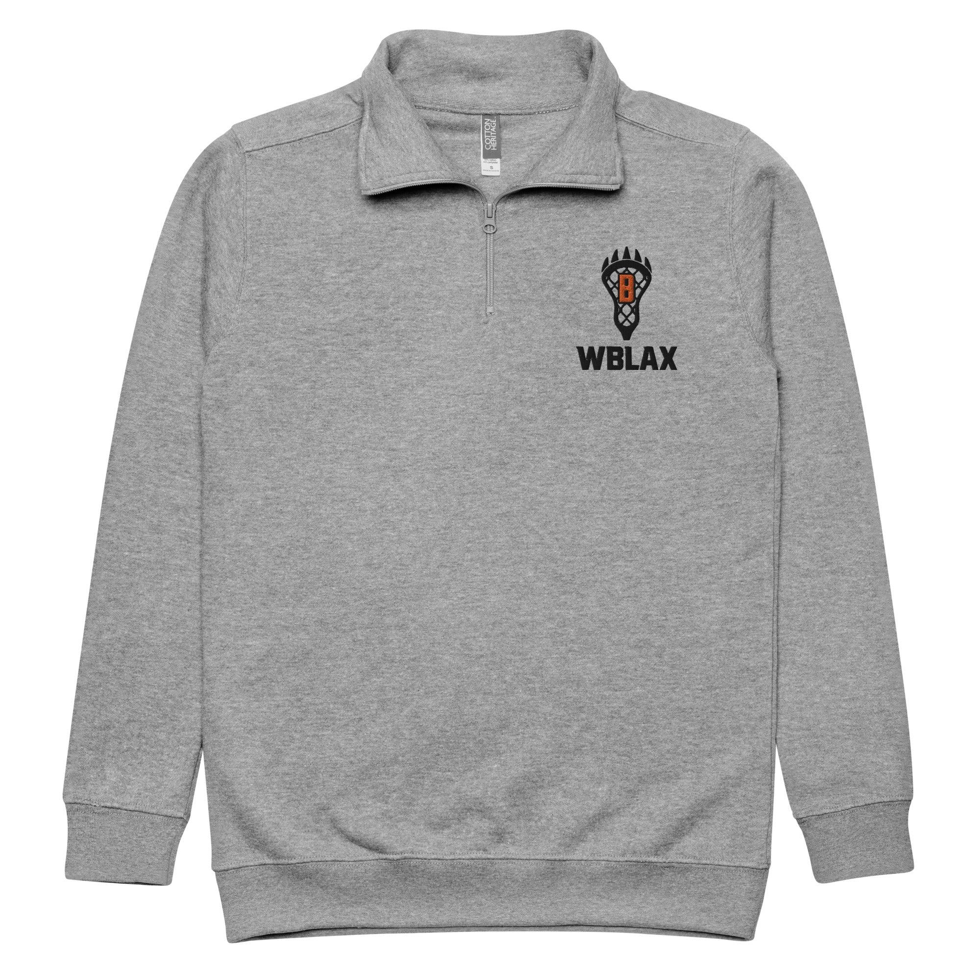 White Bear Lake Lacrosse Embroidered Fleece Pullover
