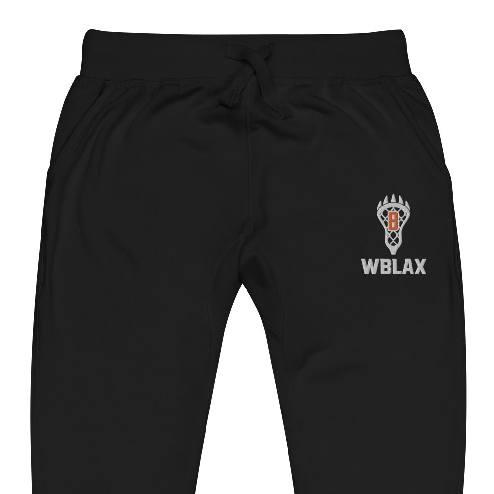 White Bear Lake Lacrosse Embroidered Fleece Sweatpants