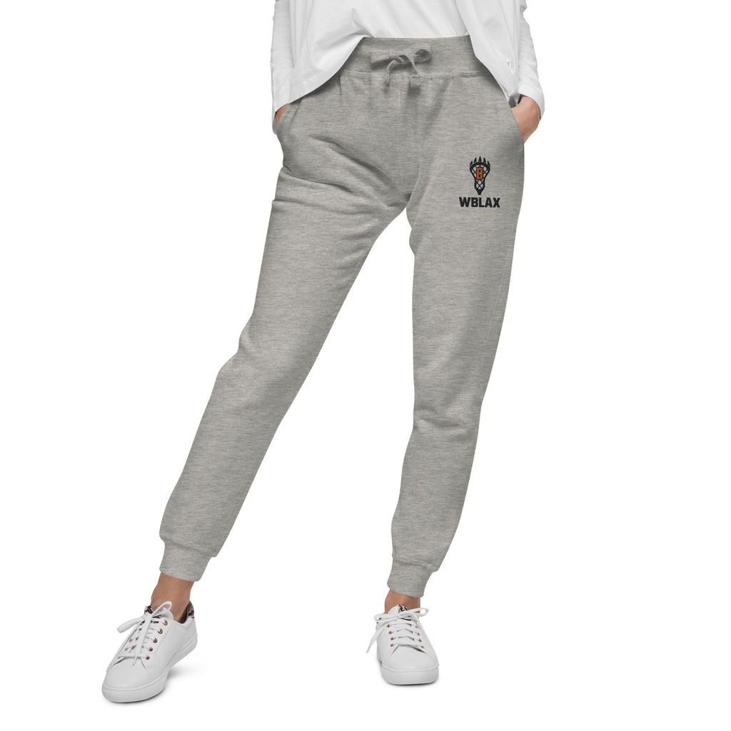 White Bear Lake Lacrosse Embroidered Fleece Sweatpants