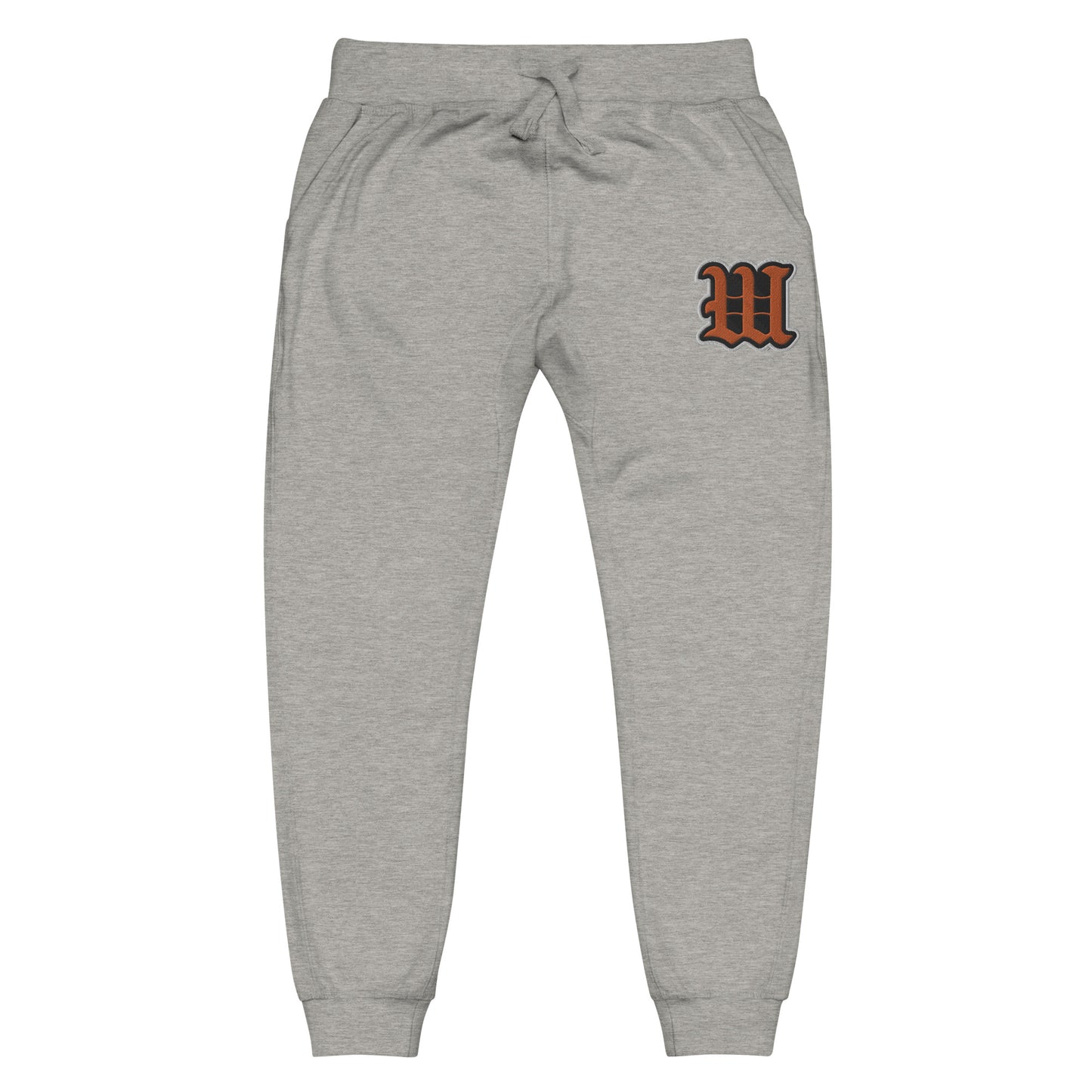 White Bear Lake Baseball Blackletter W Fleece Embroidered Joggers