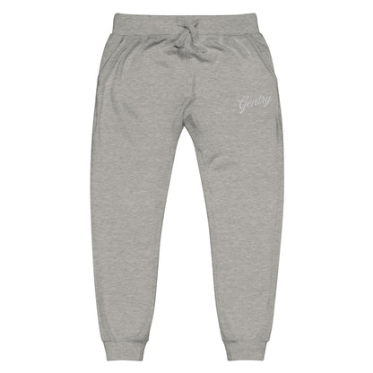 Gentry Academy Script Embroidered Unisex Fleece Sweatpants