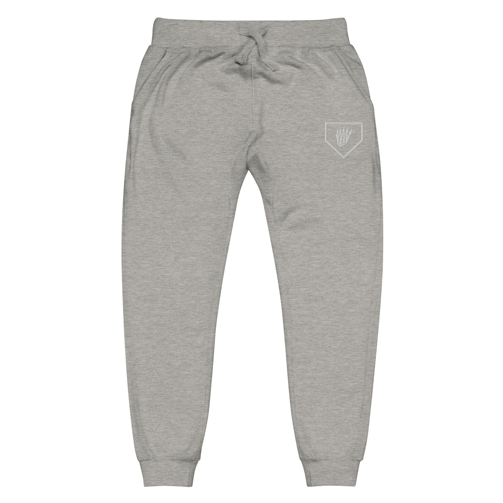 White Bear Lake Baseball Homeplate Embroidered Unisex Fleece Sweatpants