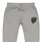 White Bear Lake Bear Paw Embroidered Fleece Sweatpants