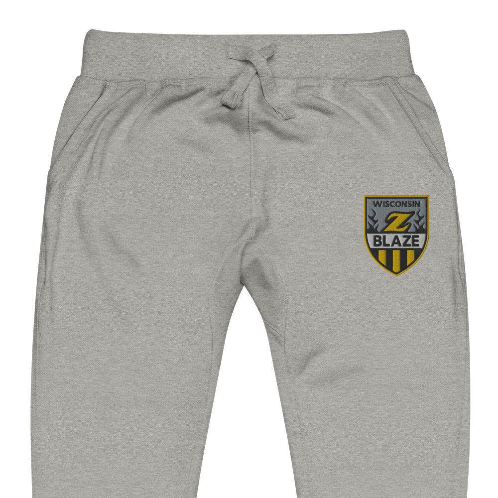 WI Blaze Hockey Embroidered Unisex Fleece Sweatpants