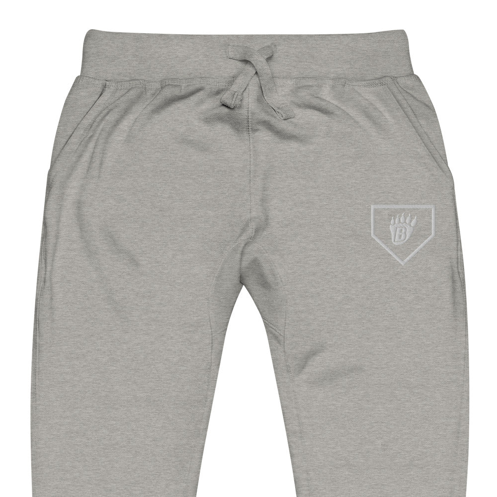 White Bear Lake Baseball Homeplate Embroidered Unisex Fleece Sweatpants