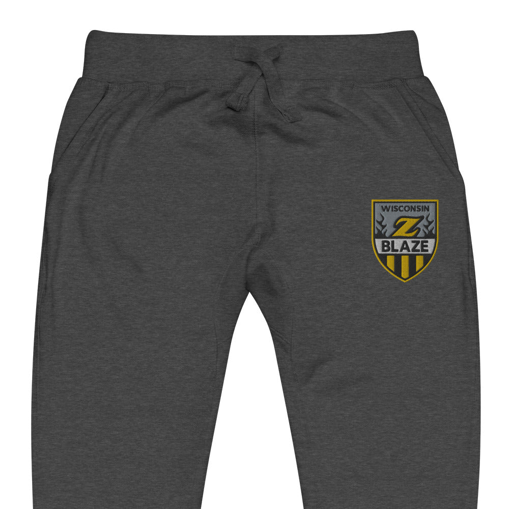 WI Blaze Hockey Embroidered Unisex Fleece Sweatpants