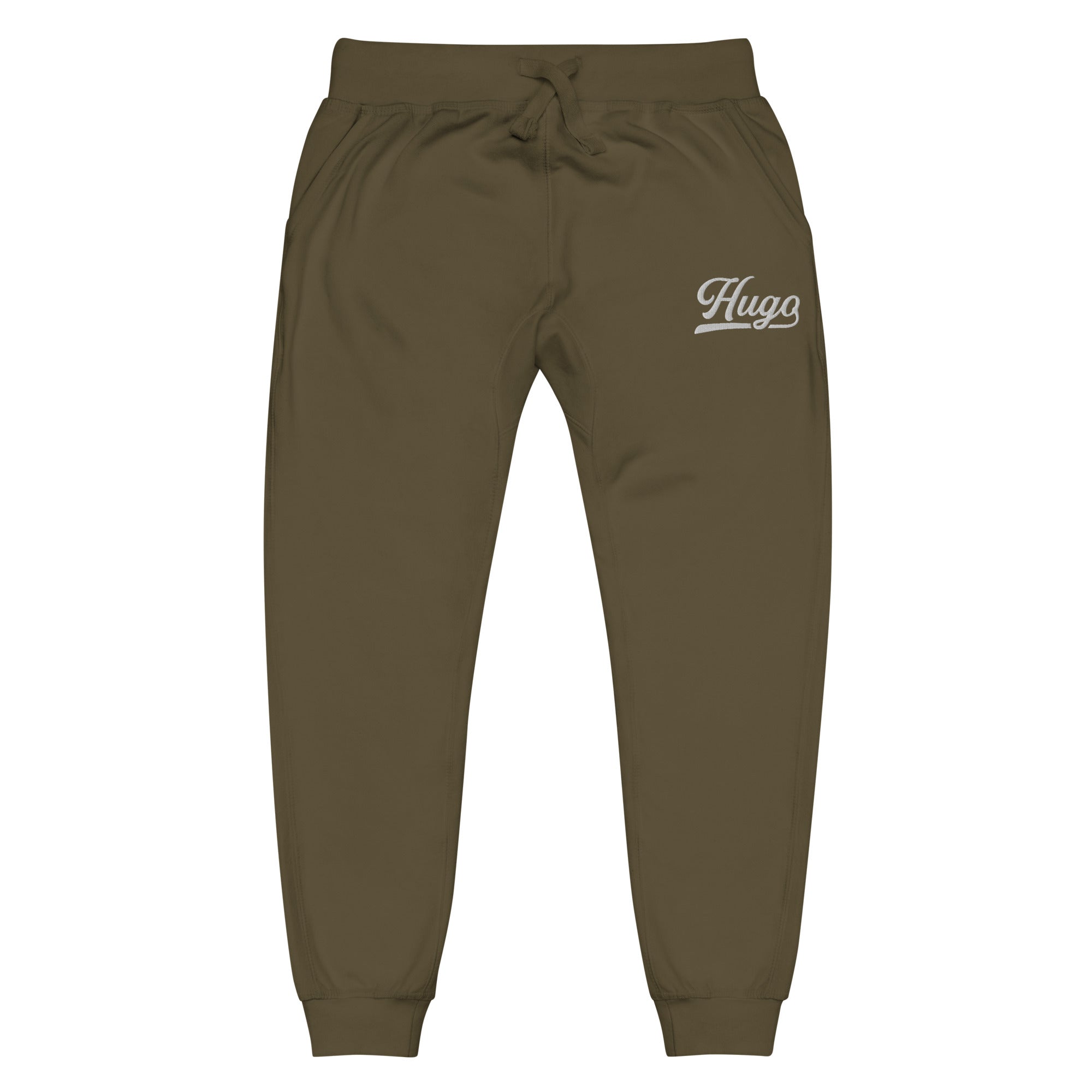 Hugo Embroidered Unisex Fleece Sweatpants