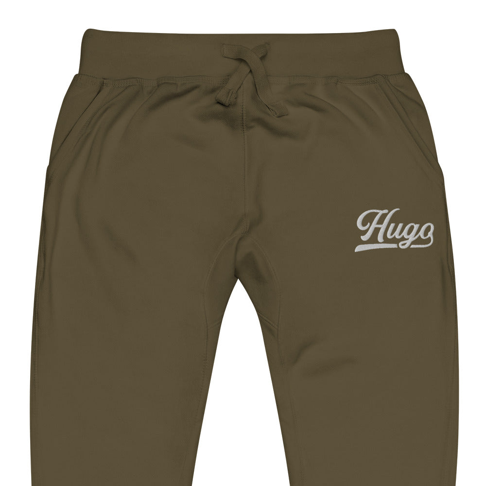 Hugo Embroidered Unisex Fleece Sweatpants