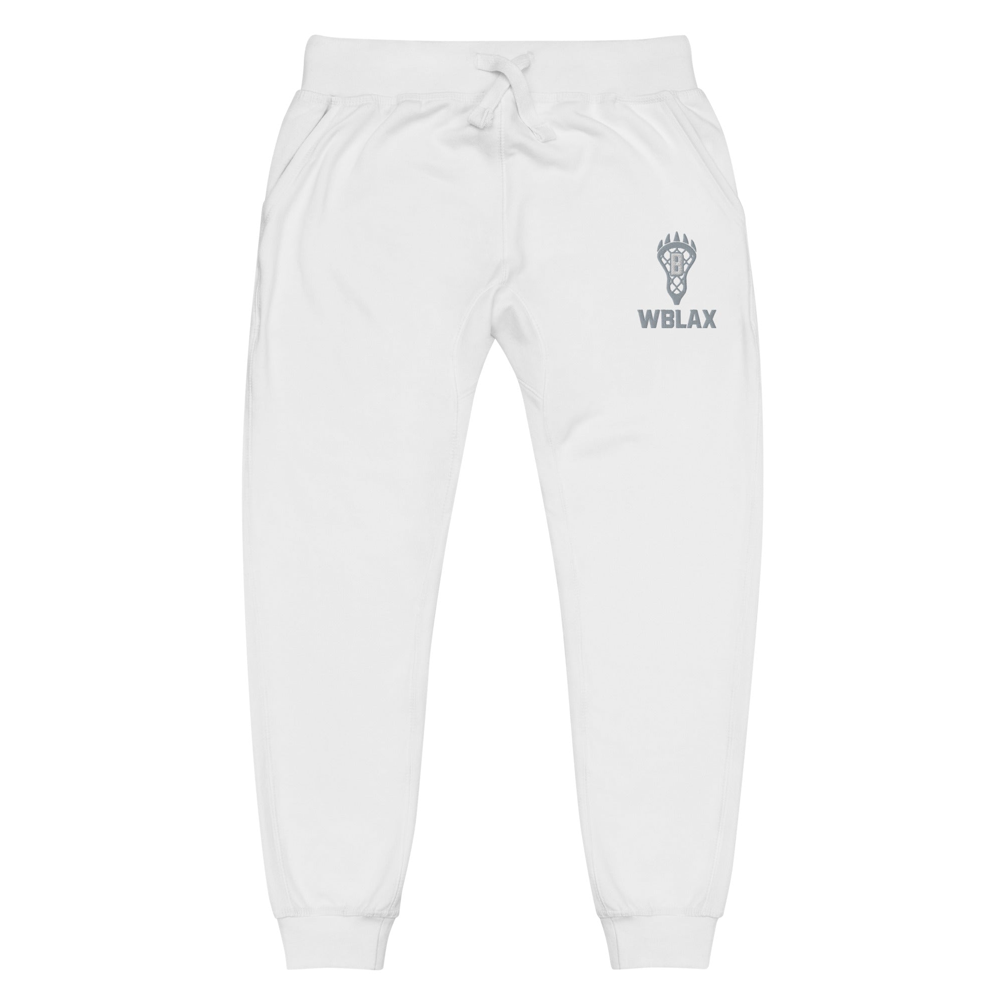 White Bear Lake Lacrosse Embroidered Fleece Sweatpants