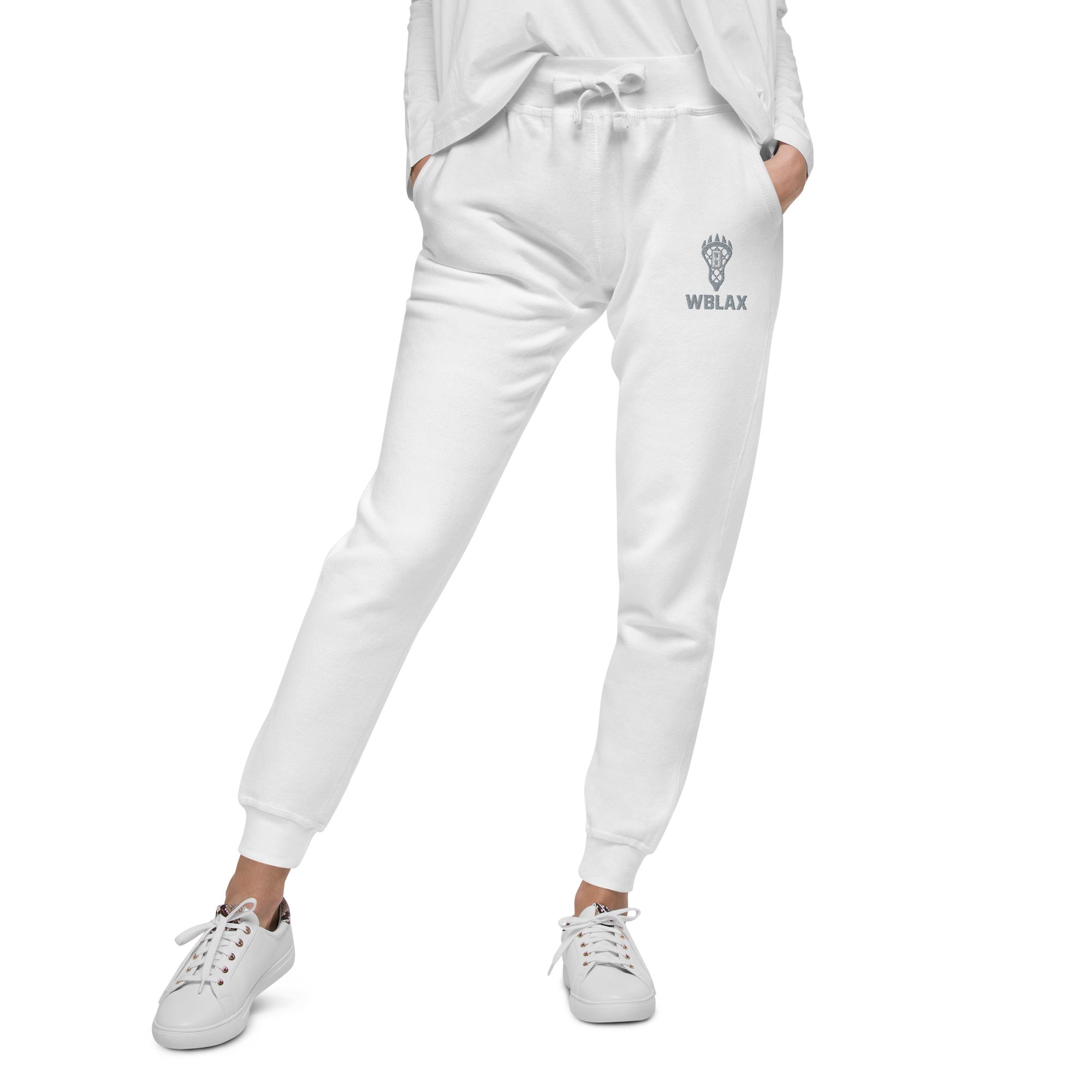 White Bear Lake Lacrosse Embroidered Fleece Sweatpants