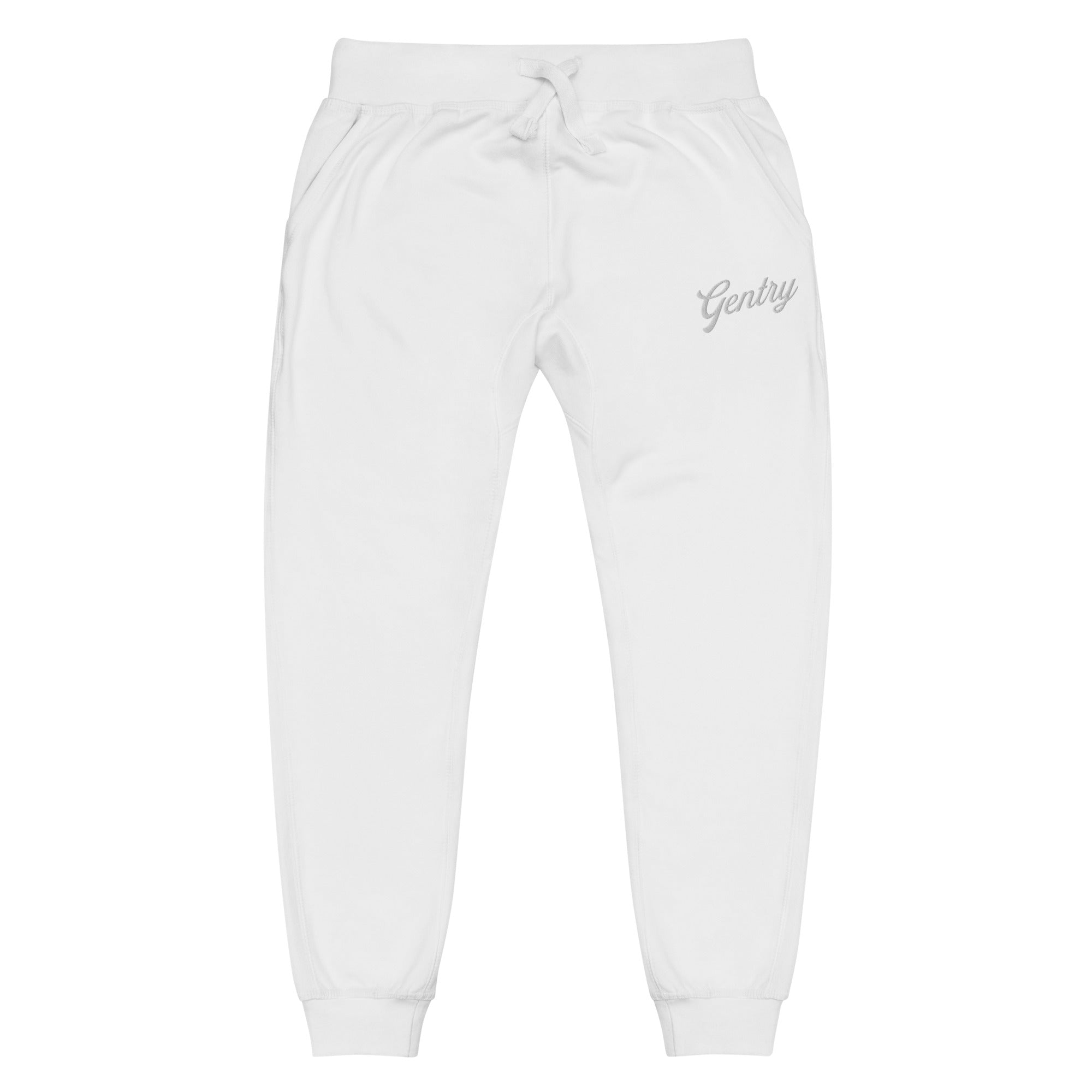 Gentry Academy Script Embroidered Unisex Fleece Sweatpants