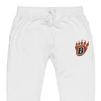 White Bear Lake Bear Paw Embroidered Fleece Sweatpants