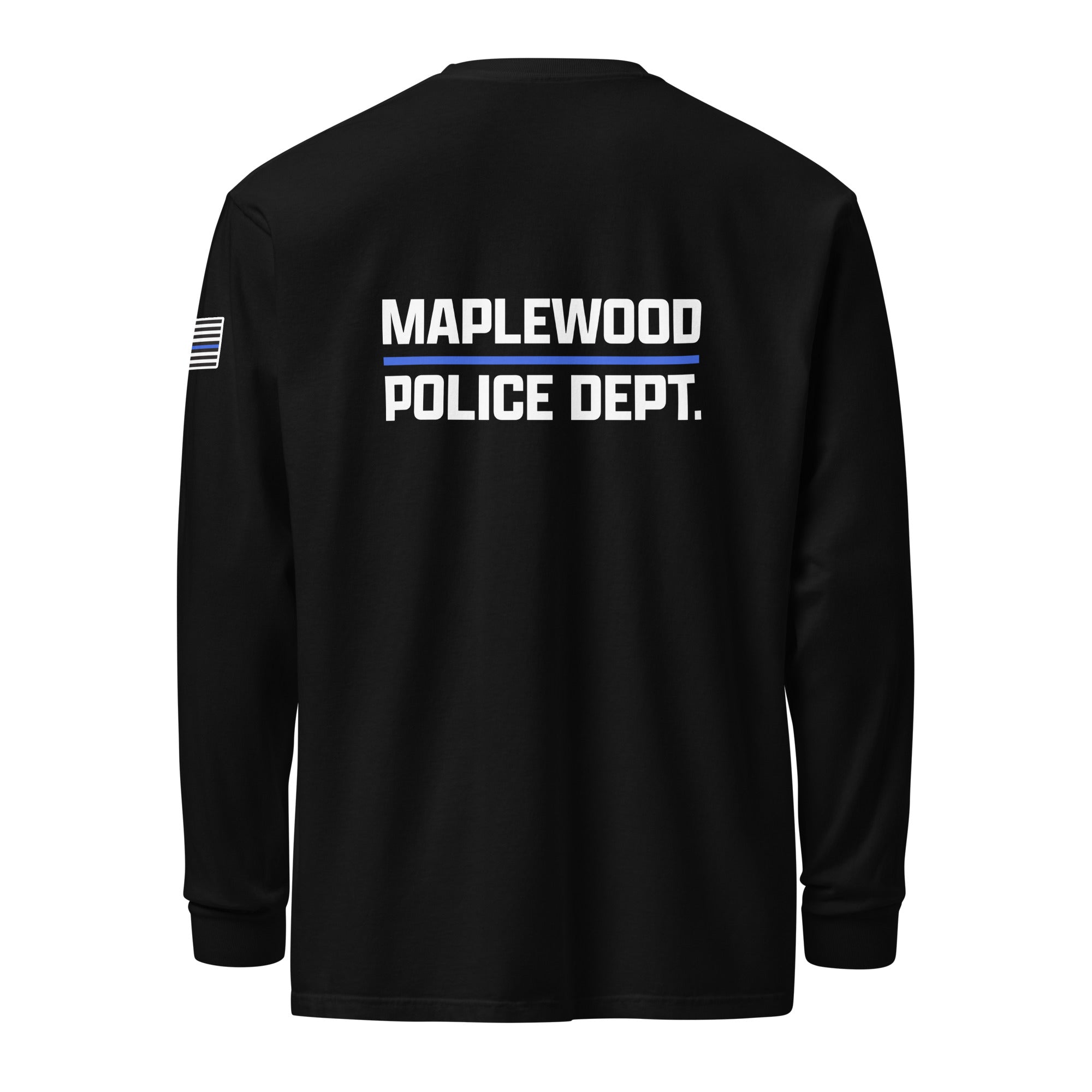 Maplewood Police Garment-dyed Heavyweight Long Sleeve Shirt