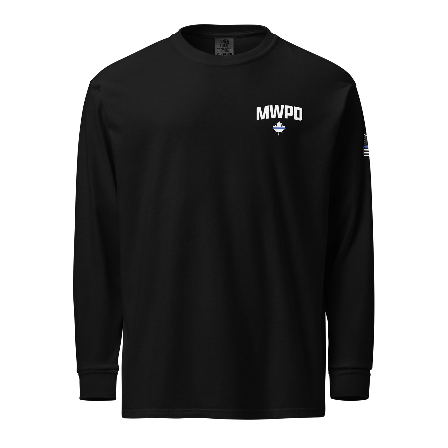 Maplewood Police Garment-dyed Heavyweight Long Sleeve Shirt