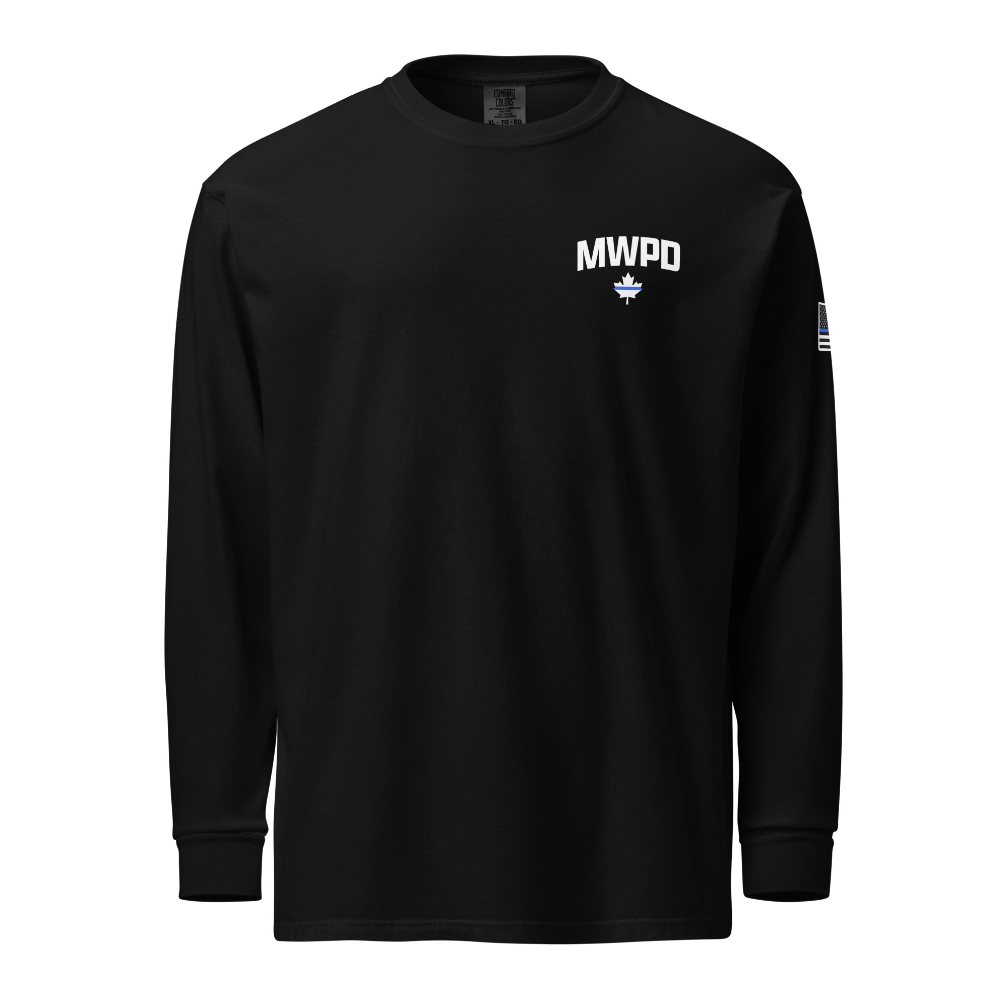 Maplewood Police Garment-dyed Heavyweight Long Sleeve Shirt