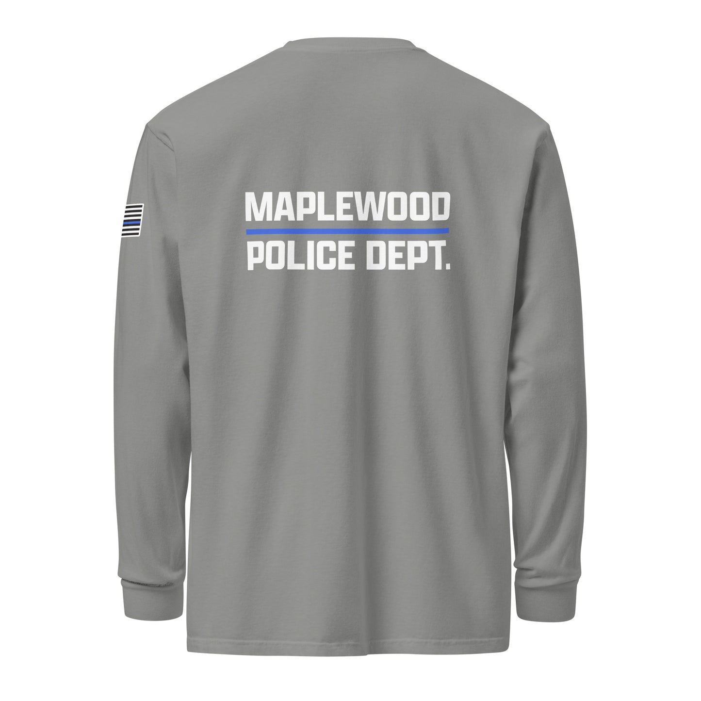 Maplewood Police Garment-dyed Heavyweight Long Sleeve Shirt