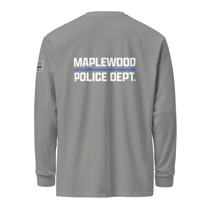 Maplewood Police Garment-dyed Heavyweight Long Sleeve Shirt