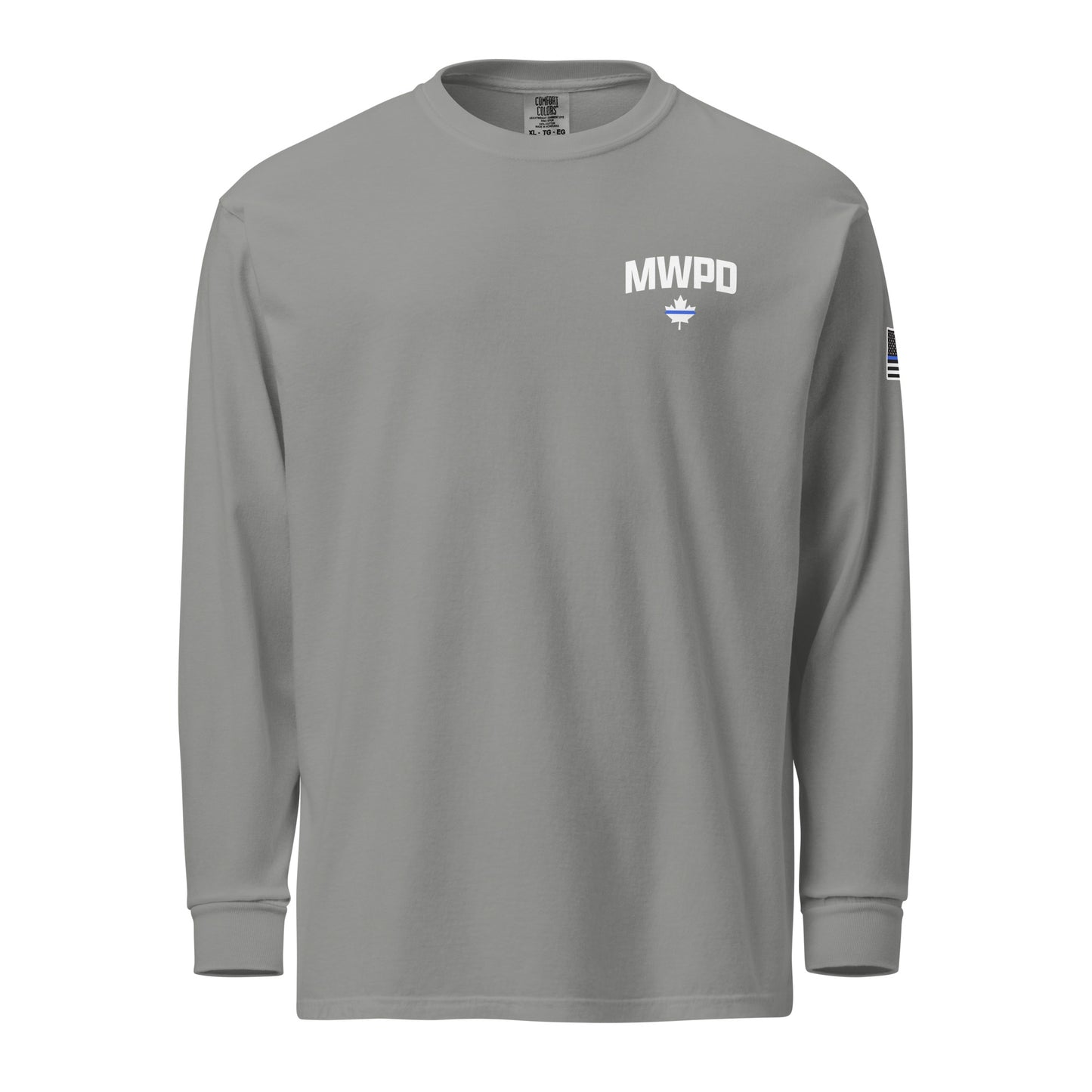 Maplewood Police Garment-dyed Heavyweight Long Sleeve Shirt