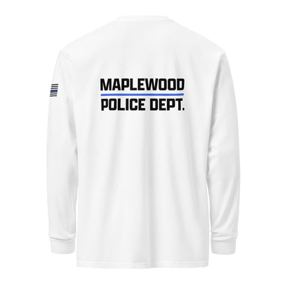 Maplewood Police Garment-dyed Heavyweight Long Sleeve Shirt