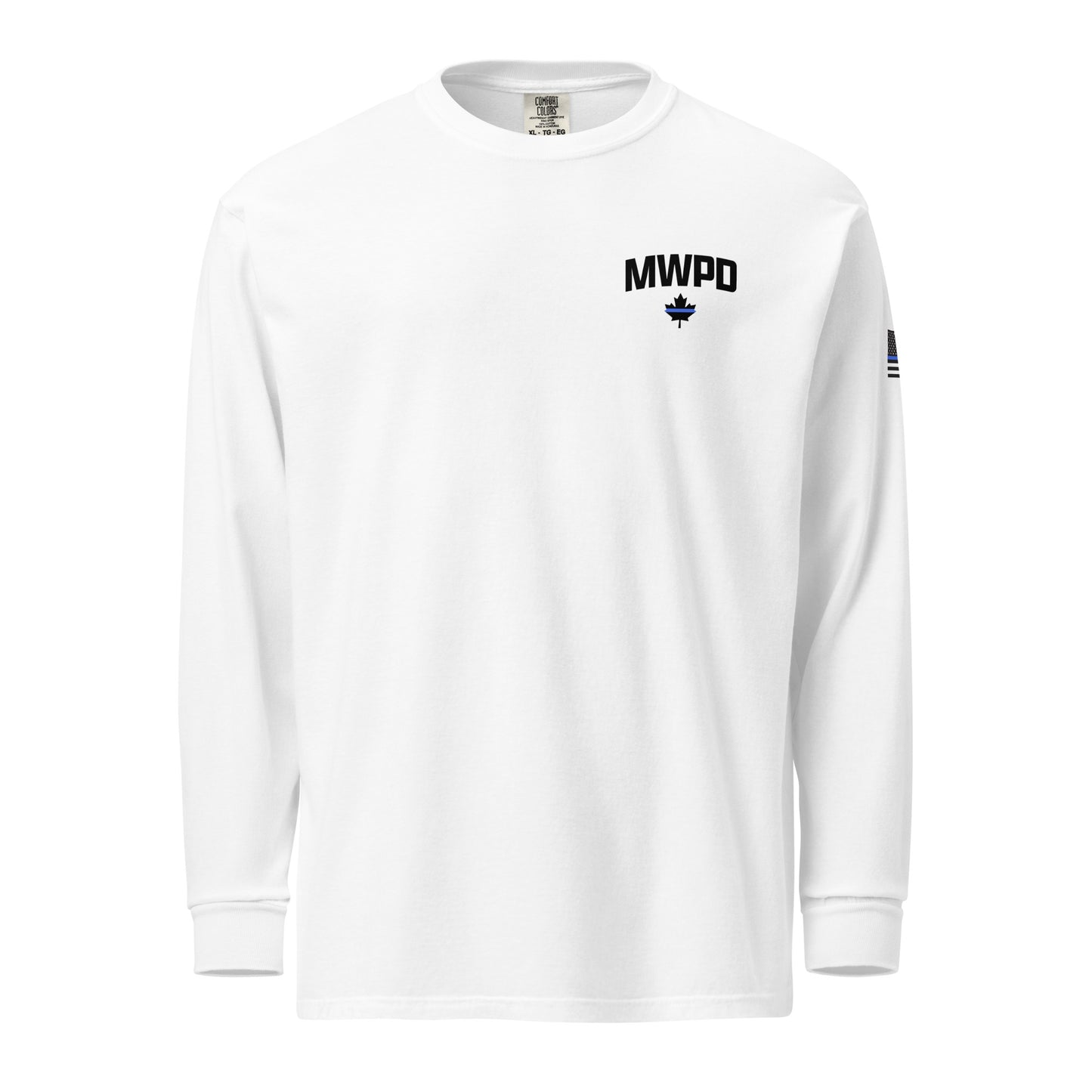 Maplewood Police Garment-dyed Heavyweight Long Sleeve Shirt