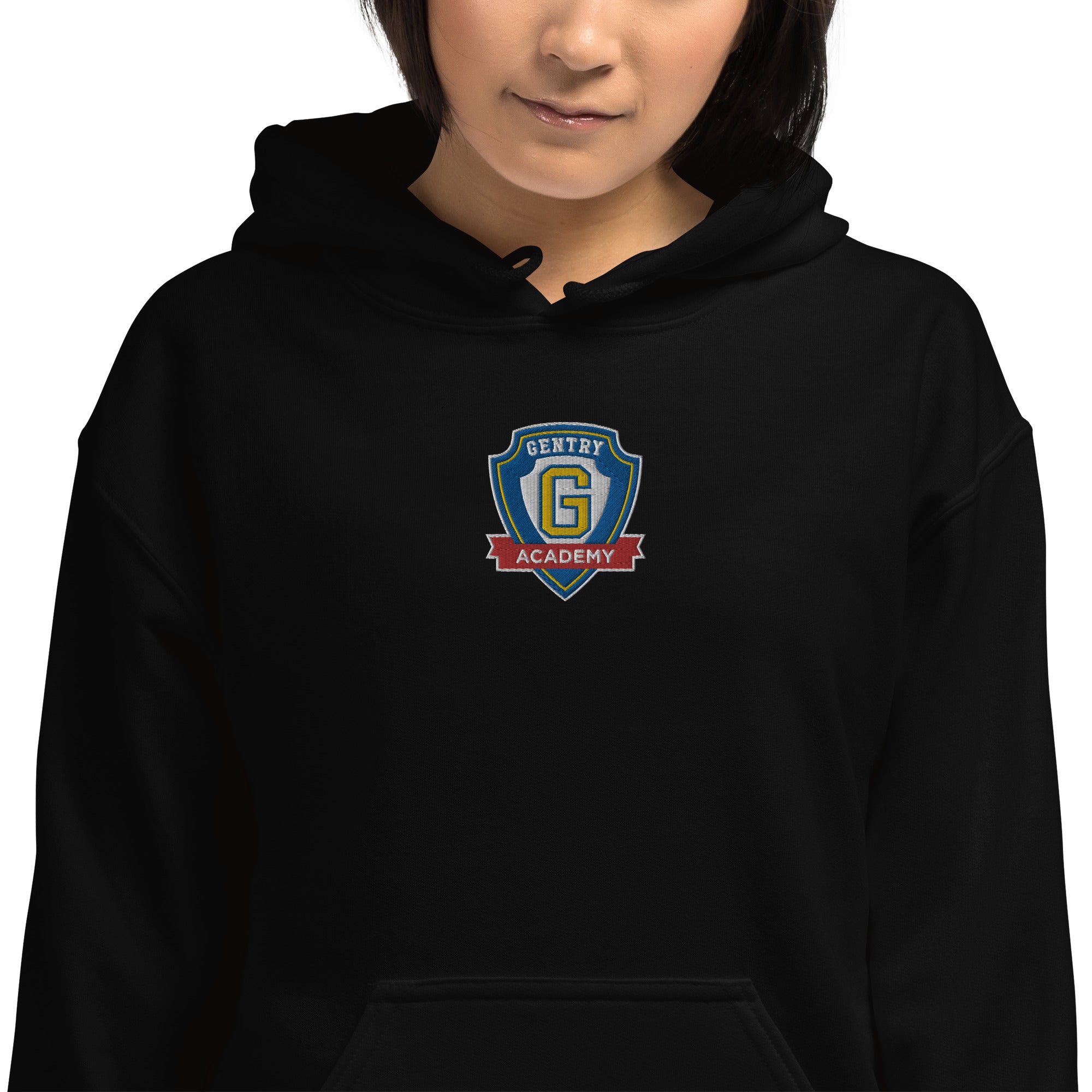 Gentry Academy Shield Embroidered Unisex Hoodie