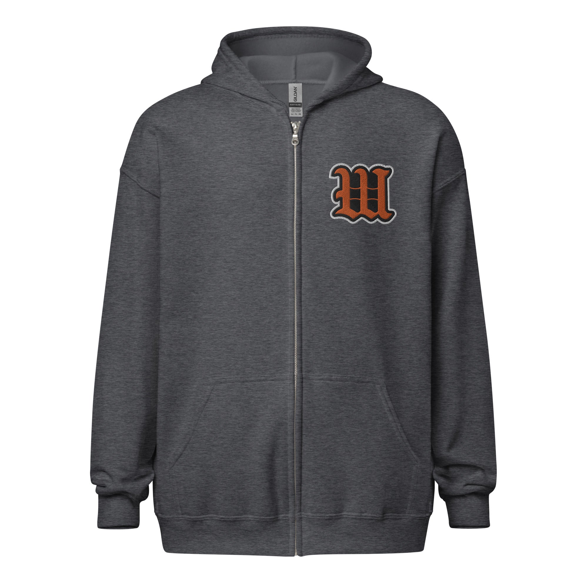 White Bear Lake Baseball Blackletter W Full Zip Hoodie