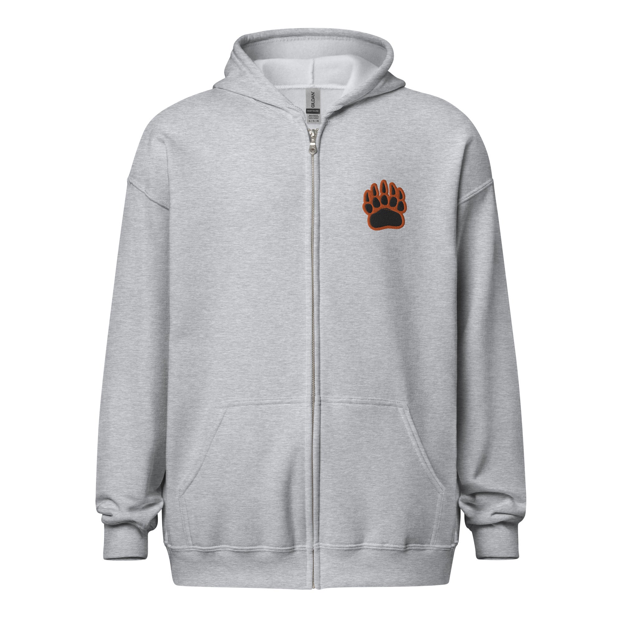 White Bear Lake Baseball Bear Track Full Zip Hoodie