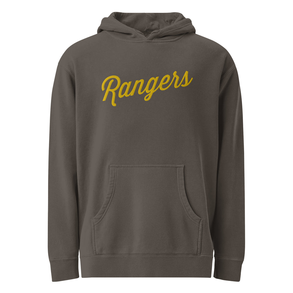 Forest Lake Hockey Embroidered Unisex Pigment-Dyed Vintage Hoodie
