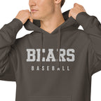 White Bear Lake Bears Baseball Embroidered Adult pigment-dyed hoodie