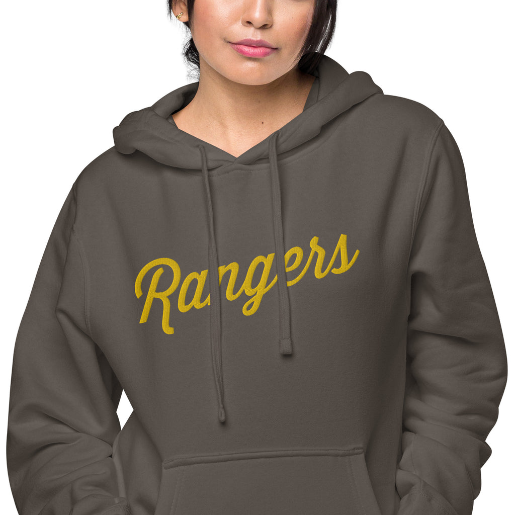 Forest Lake Hockey Embroidered Unisex Pigment-Dyed Vintage Hoodie