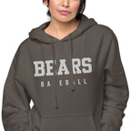 White Bear Lake Bears Baseball Embroidered Adult pigment-dyed hoodie