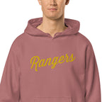 Forest Lake Hockey Embroidered Unisex Pigment-Dyed Vintage Hoodie