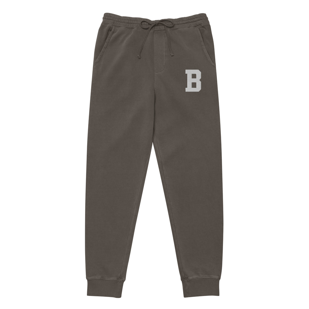 White Bear Lake Baseball B Embroidered Unisex pigment-dyed sweatpants