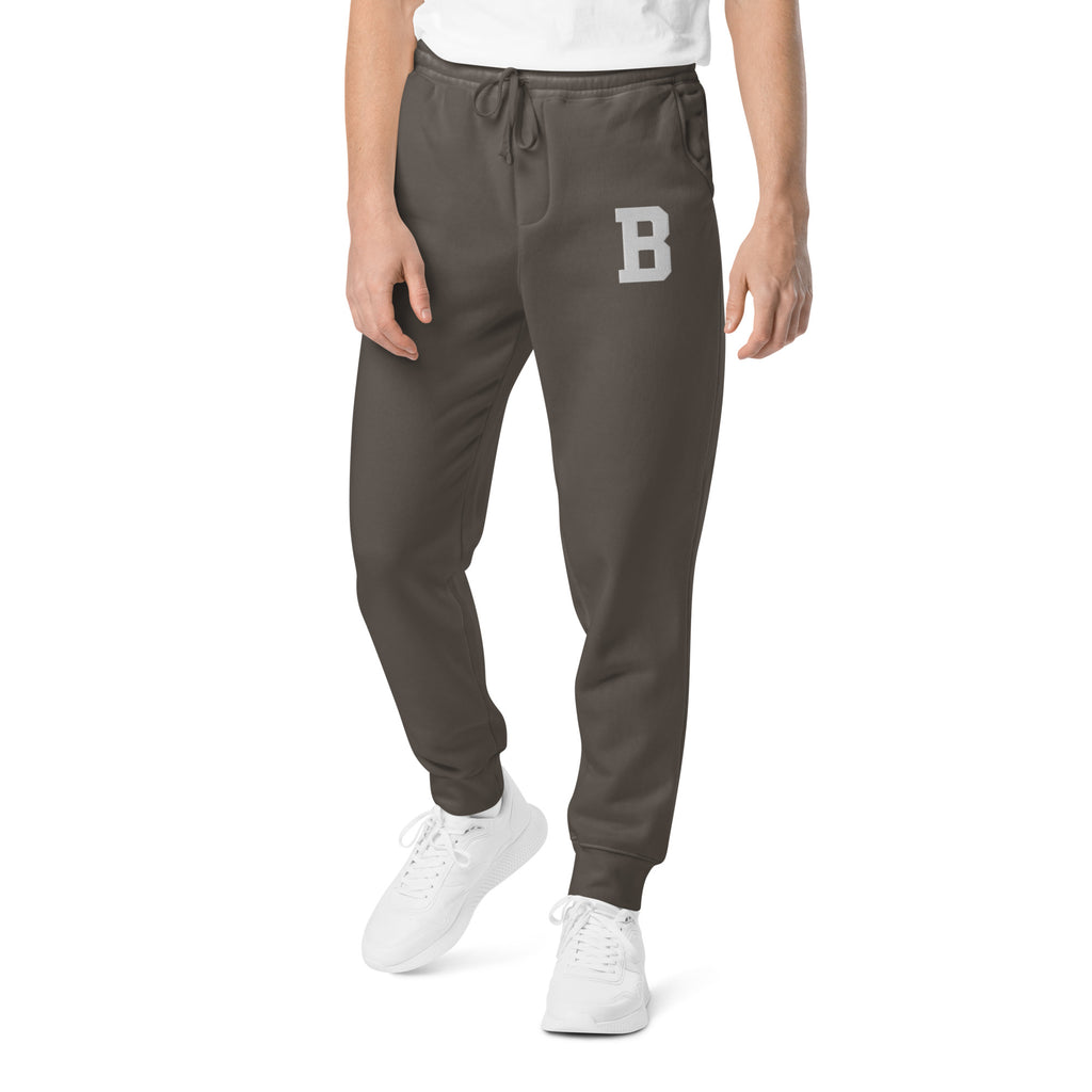 White Bear Lake Baseball B Embroidered Unisex pigment-dyed sweatpants