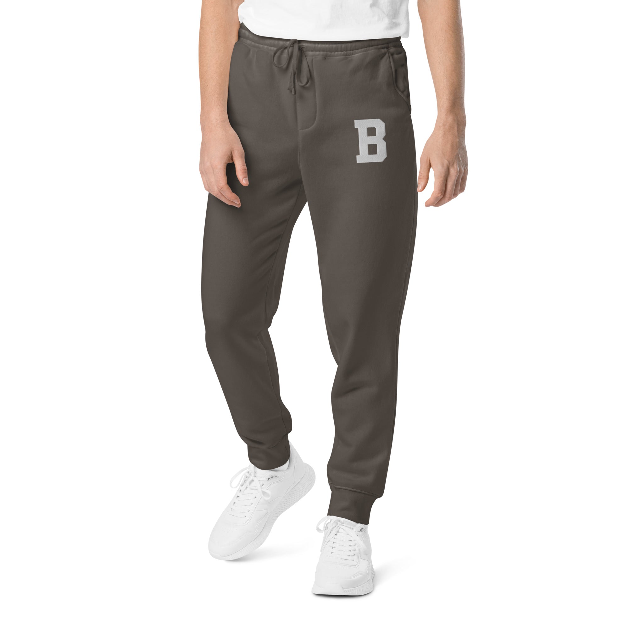 White Bear Lake Baseball B Embroidered Unisex pigment-dyed sweatpants