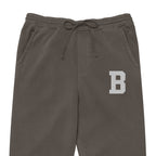 White Bear Lake Baseball B Embroidered Unisex pigment-dyed sweatpants