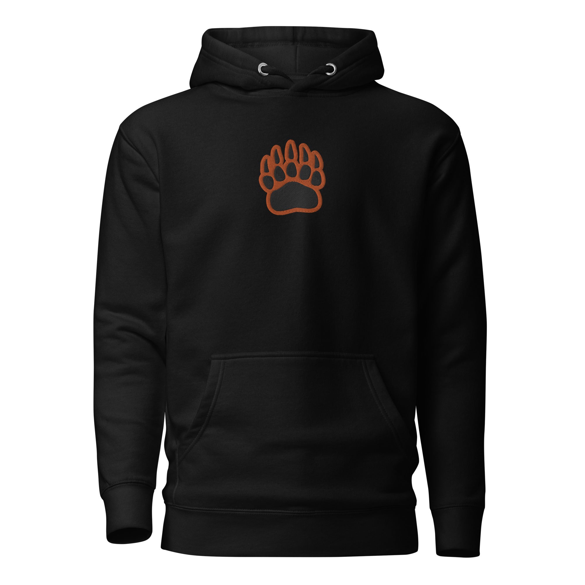 White Bear Lake Baseball Bear Track Adult Hoodie