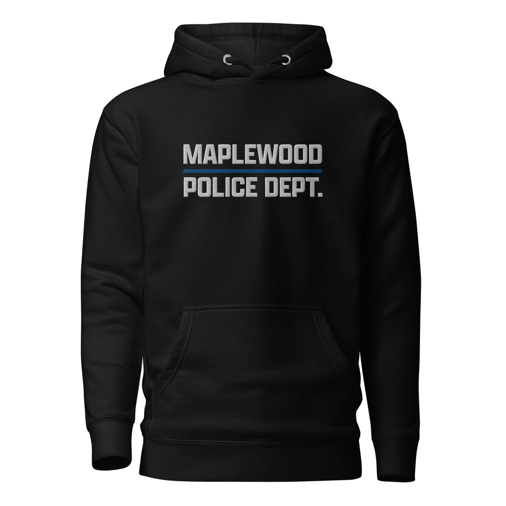 Maplewood Police Embroidered Adult Hoodie