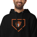 White Bear Lake Baseball Homeplate Embroidered Adult Hoodie