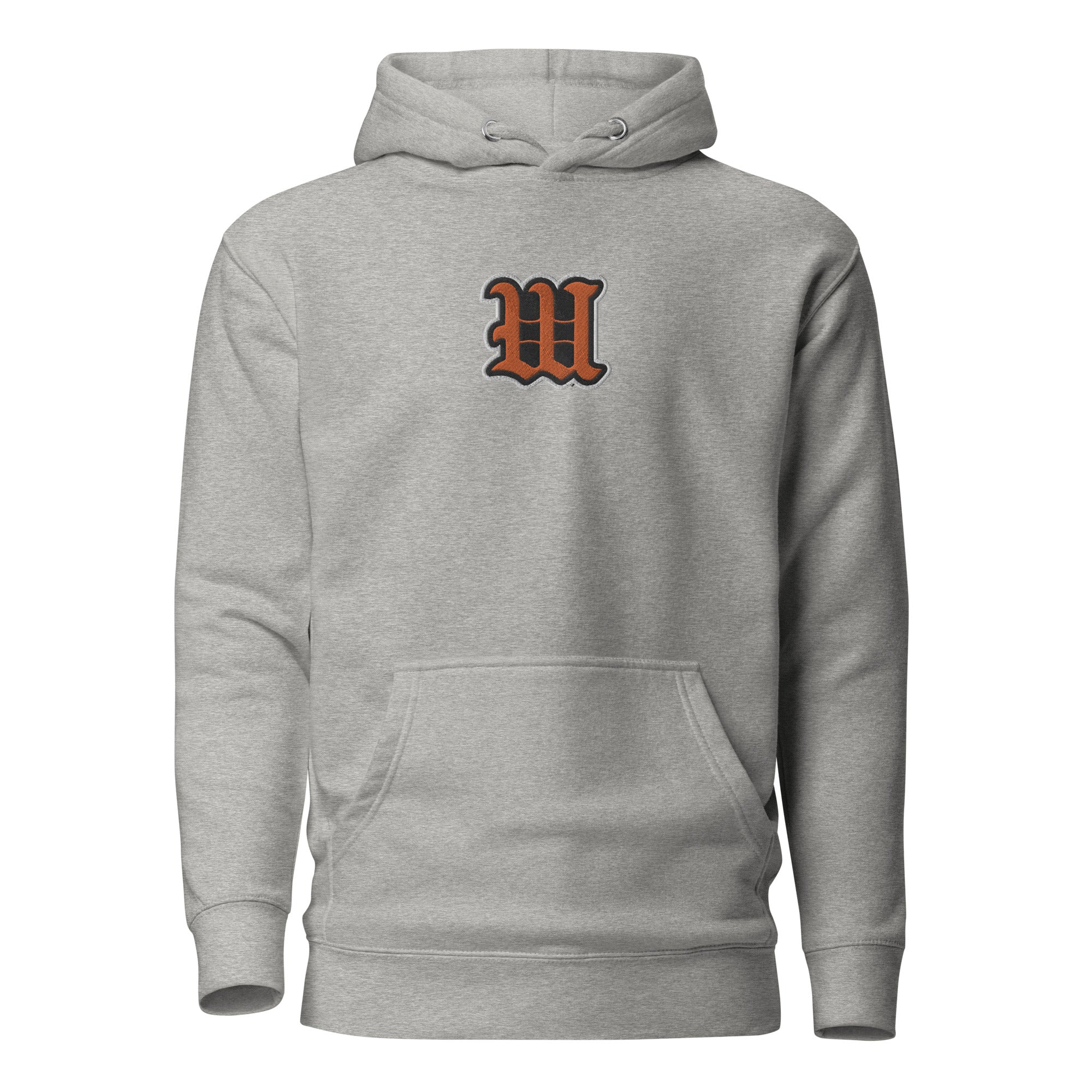 White Bear Lake Baseball Blackletter W Adult Hoodie