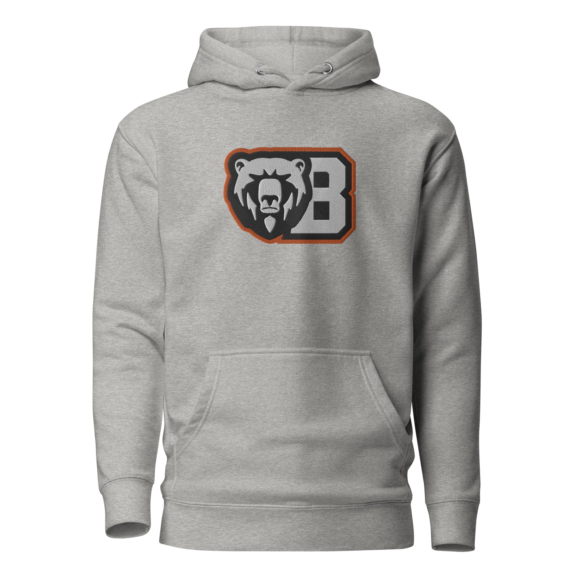 White Bear Lake Football Angry B Embroidered Adult Hoodie