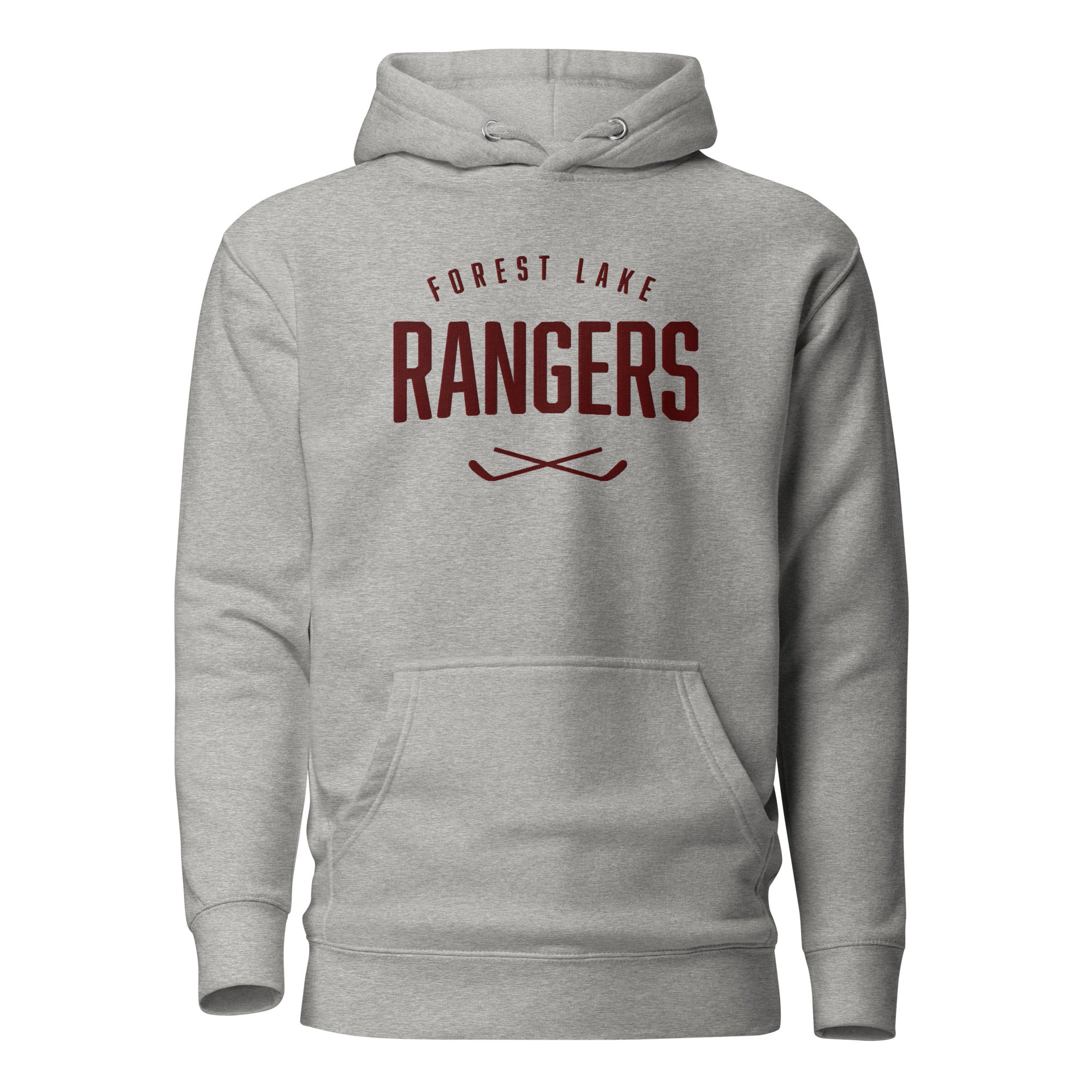 Forest Lake Hockey Embroidered Adult Hoodie